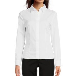 BOSS by Hugo Boss Bashinah
Point Collar Long Sleeve Slim Fit White Dress Shirt 0
